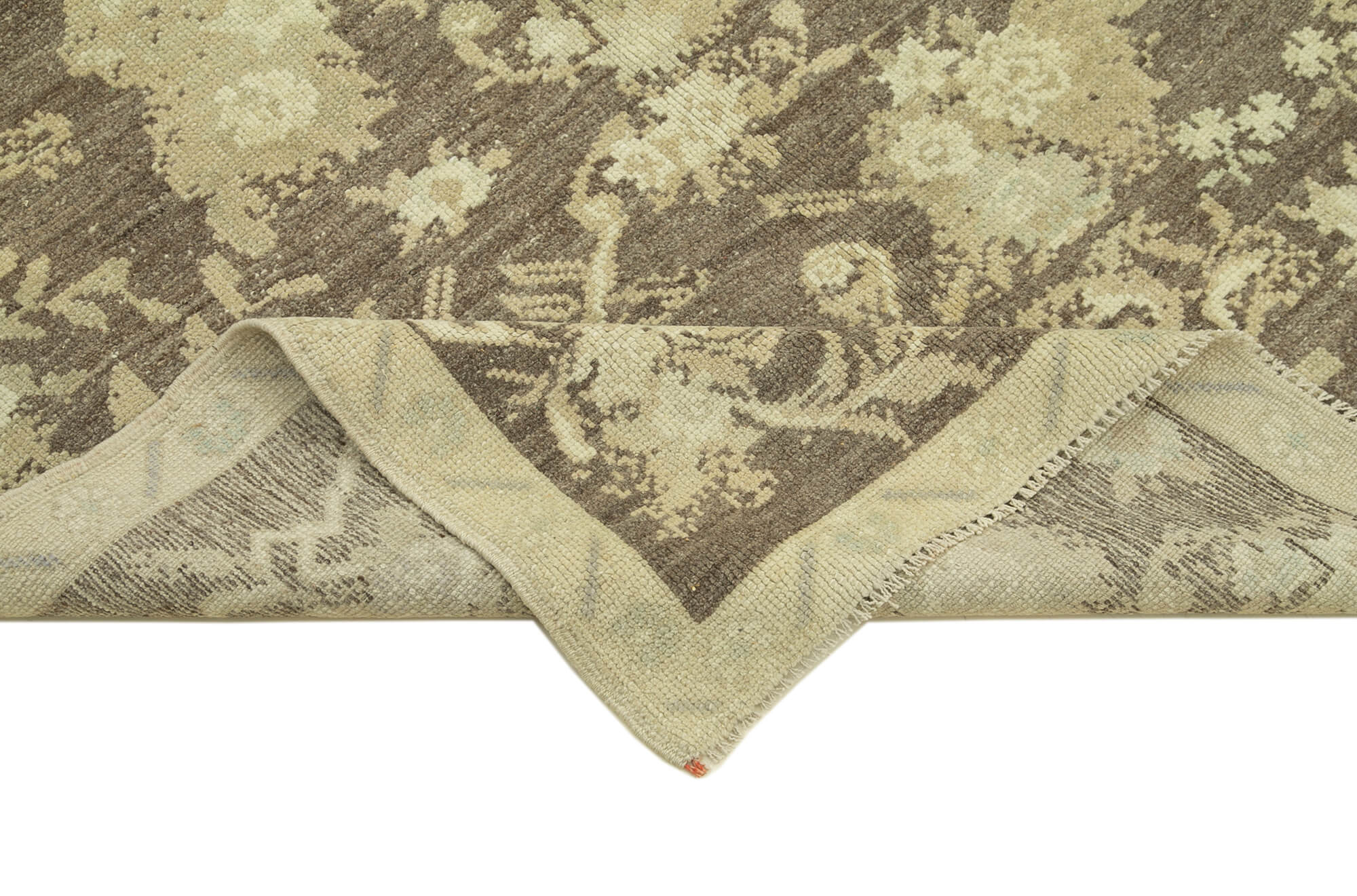 Taspinar Bej Klasik Yün El Dokuma Halısı 133x245 Agacan