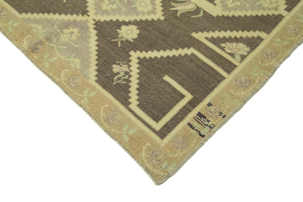 Taspinar Bej Klasik Yün El Dokuma Halısı 140x250 Agacan
