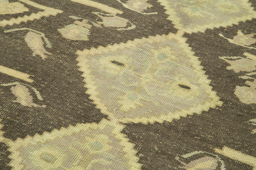 Taspinar Bej Klasik Yün El Dokuma Halısı 154x284 Agacan