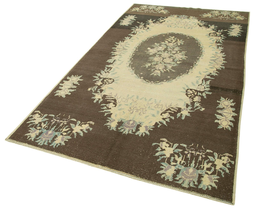 Taspinar Bej Klasik Yün El Dokuma Halısı 148x270 Agacan