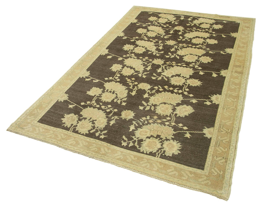 Taspinar Bej Klasik Yün El Dokuma Halısı 148x244 Agacan