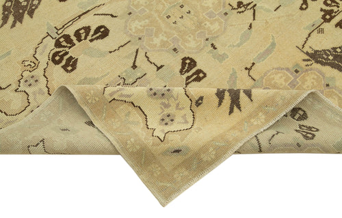 Taspinar Bej Klasik Yün El Dokuma Halısı 156x281 Agacan