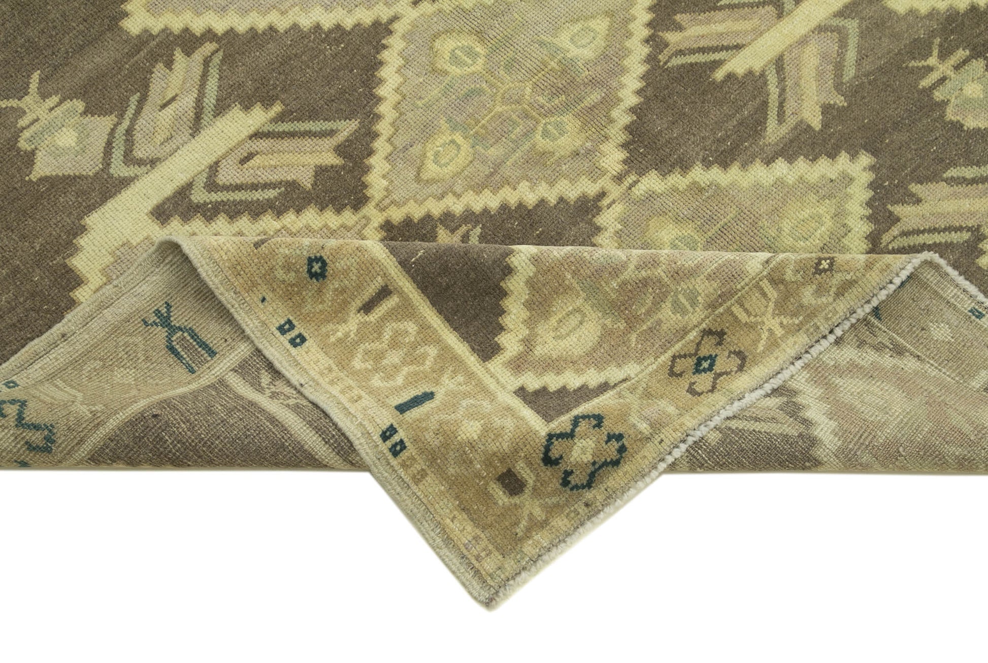 Taspinar Bej Klasik Yün El Dokuma Halısı 149x255 Agacan