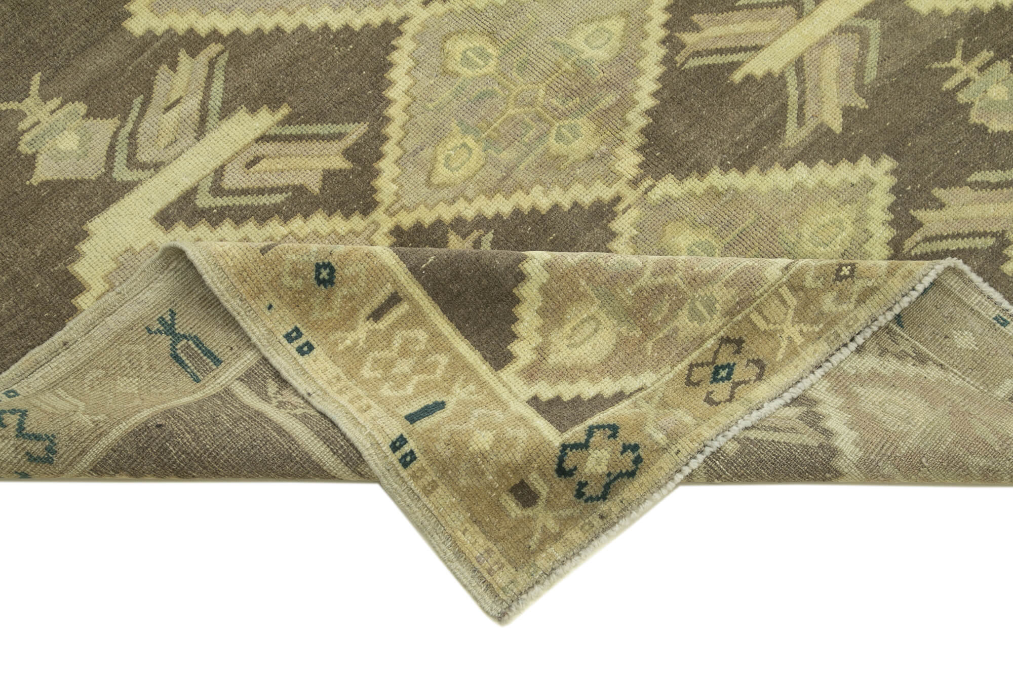 Taspinar Bej Klasik Yün El Dokuma Halısı 149x255 Agacan