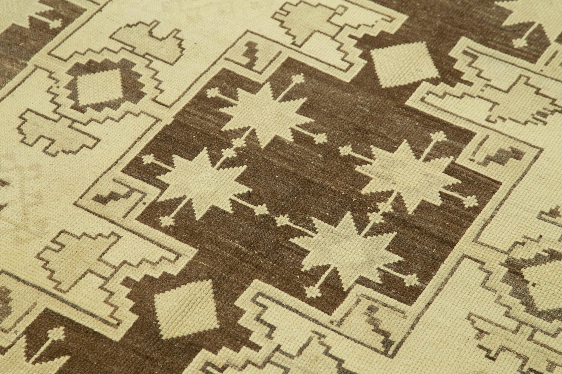 Taspinar Bej Klasik Yün El Dokuma Halısı 135x236 Agacan