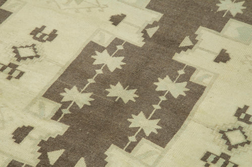 Taspinar Bej Klasik Yün El Dokuma Halısı 127x227 Agacan