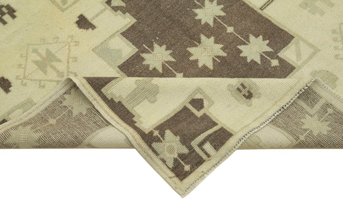 Taspinar Bej Klasik Yün El Dokuma Halısı 127x227 Agacan