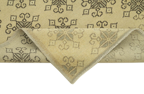 Taspinar Bej Klasik Yün El Dokuma Halısı 86x190 Agacan