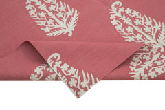 Geometric Duri Kırmızı Geometrik Pamuk Yün El Dokuma Halısı 180x272 Agacan