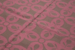 Geometric Duri Kahverengi Geometrik Pamuk Yün El Dokuma Halısı 185x269 Agacan