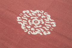 Geometric Duri Kırmızı Geometrik Pamuk Yün El Dokuma Halısı 111x170 Agacan