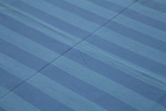 Geometric Duri Mavi Geometrik Pamuk Yün El Dokuma Halısı 242x306 Agacan