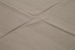 Geometric Duri Kahverengi Geometrik Pamuk Yün El Dokuma Halısı 280x370 Agacan