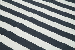 Geometric Duri Siyah Geometrik Pamuk Yün El Dokuma Halısı 270x370 Agacan