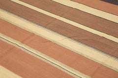 Geometric Duri Kahverengi Geometrik Pamuk Yün El Dokuma Halısı 270x367 Agacan