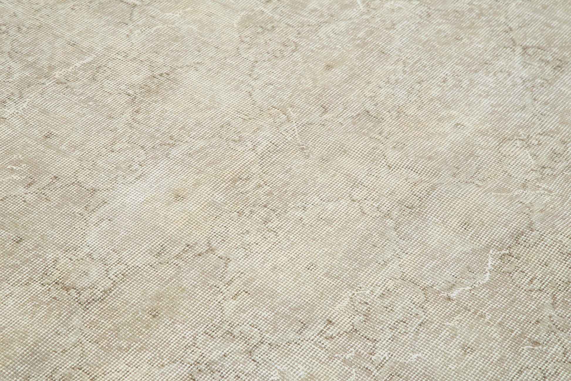 Checkered Kilim Bej Damalı Pamuk Yün El Dokuma Halısı 205x312 Agacan