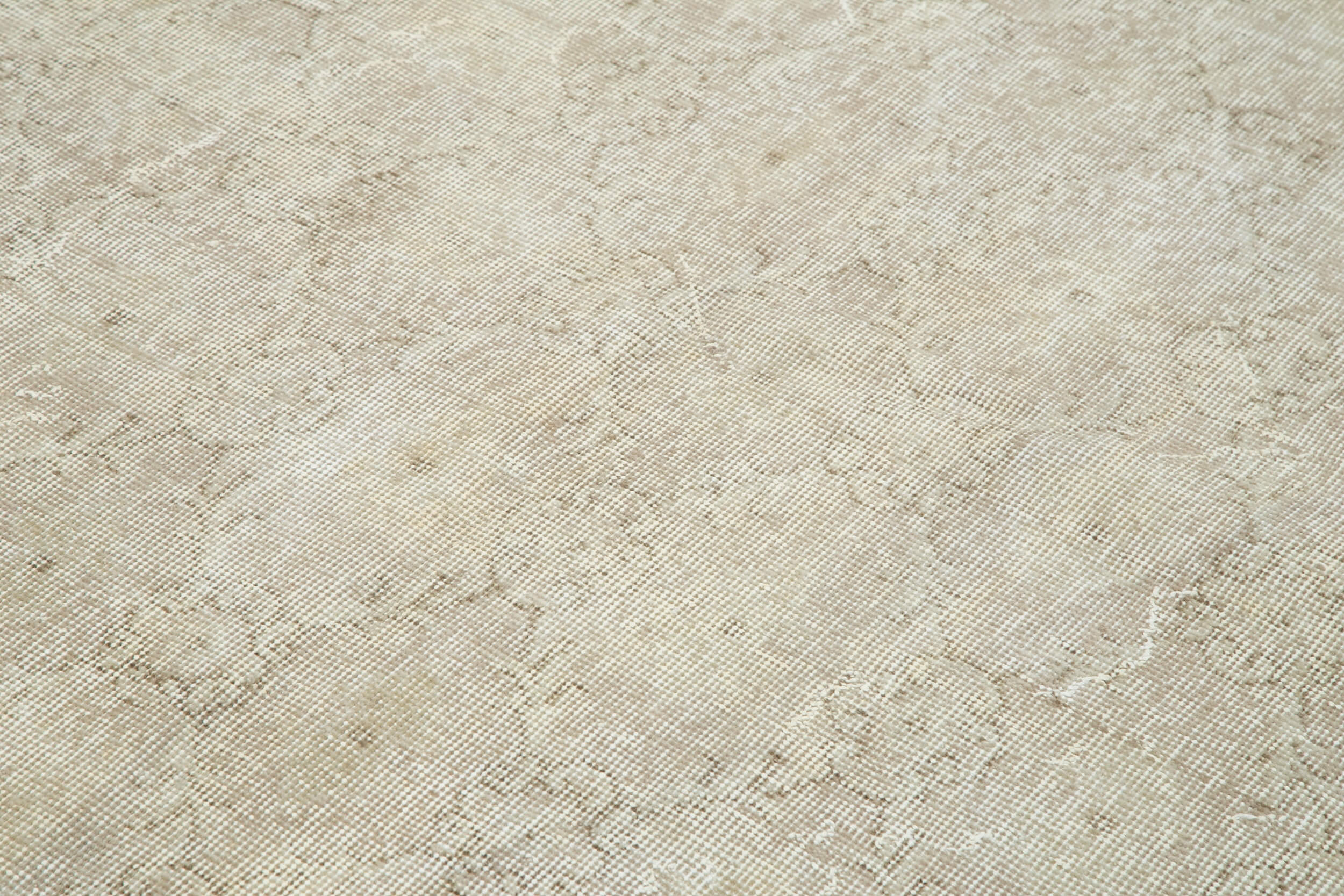 Checkered Kilim Bej Damalı Pamuk Yün El Dokuma Halısı 205x312 Agacan