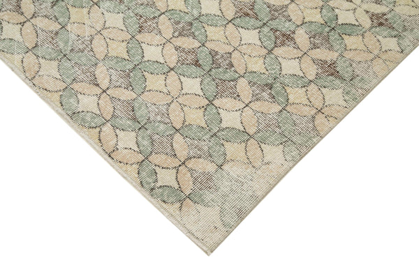 Checkered Kilim Beyaz Damalı Pamuk Yün El Dokuma Halısı 168x285 Agacan
