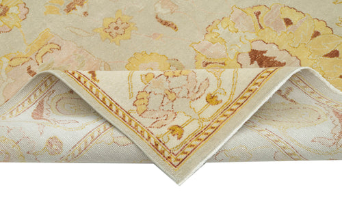 Tebriz Bej Klasik Pamuk Yün El Dokuma Halısı 172x266 Agacan