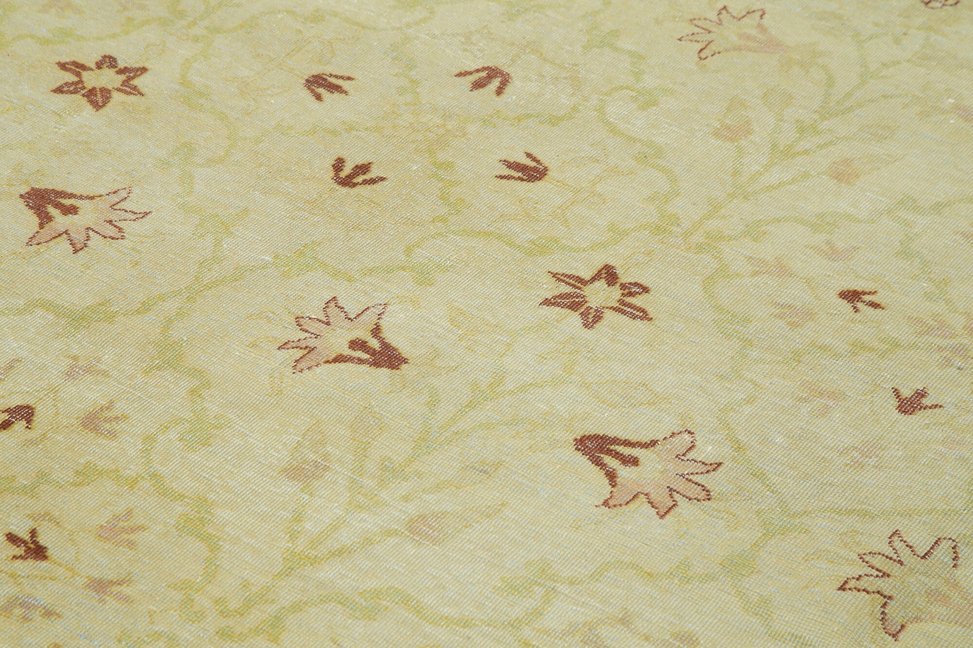 Tebriz Bej Klasik Pamuk Yün El Dokuma Halısı 260x360 Agacan