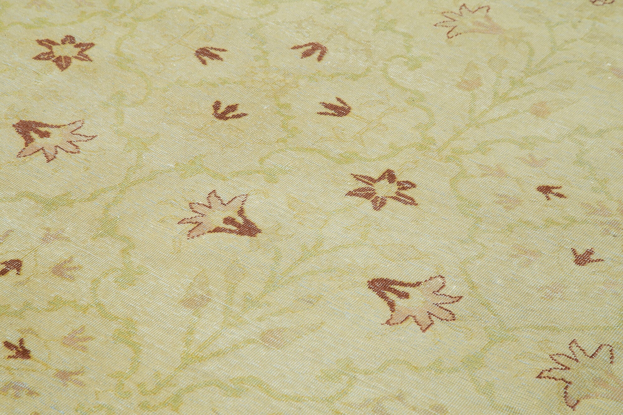 Tebriz Bej Klasik Pamuk Yün El Dokuma Halısı 260x360 Agacan