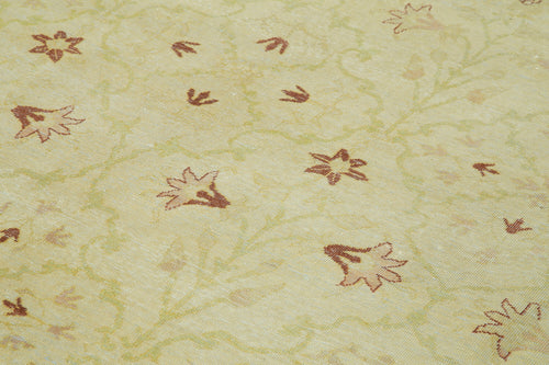 Tebriz Bej Klasik Pamuk Yün El Dokuma Halısı 260x360 Agacan