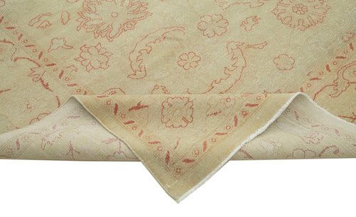 Tebriz Bej Klasik Pamuk Yün El Dokuma Halısı 264x353 Agacan