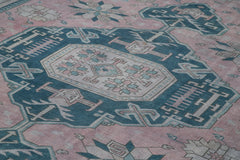 Tebriz Mor Klasik Pamuk Yün El Dokuma Halısı 293x410 Agacan