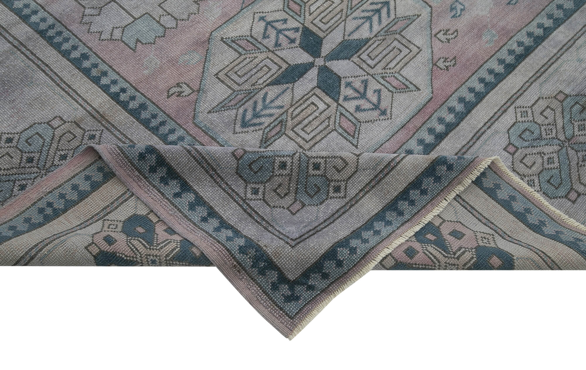 Tebriz Mor Klasik Pamuk Yün El Dokuma Halısı 293x410 Agacan