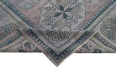 Tebriz Mor Klasik Pamuk Yün El Dokuma Halısı 293x410 Agacan