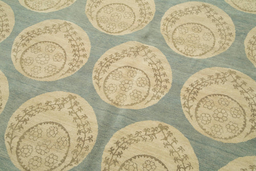 Tebriz Bej Klasik Pamuk Yün El Dokuma Halısı 243x310 Agacan