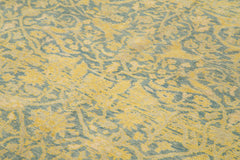 Tebriz Mavi Klasik Pamuk Yün El Dokuma Halısı 196x297 Agacan