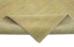 Tebriz Yeşil Klasik Pamuk Yün El Dokuma Halısı 273x374 Agacan