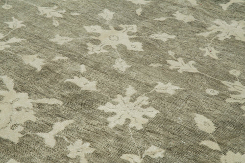 Tebriz Bej Klasik Pamuk Yün El Dokuma Halısı 285x404 Agacan