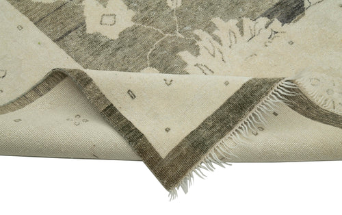 Tebriz Bej Klasik Pamuk Yün El Dokuma Halısı 285x404 Agacan