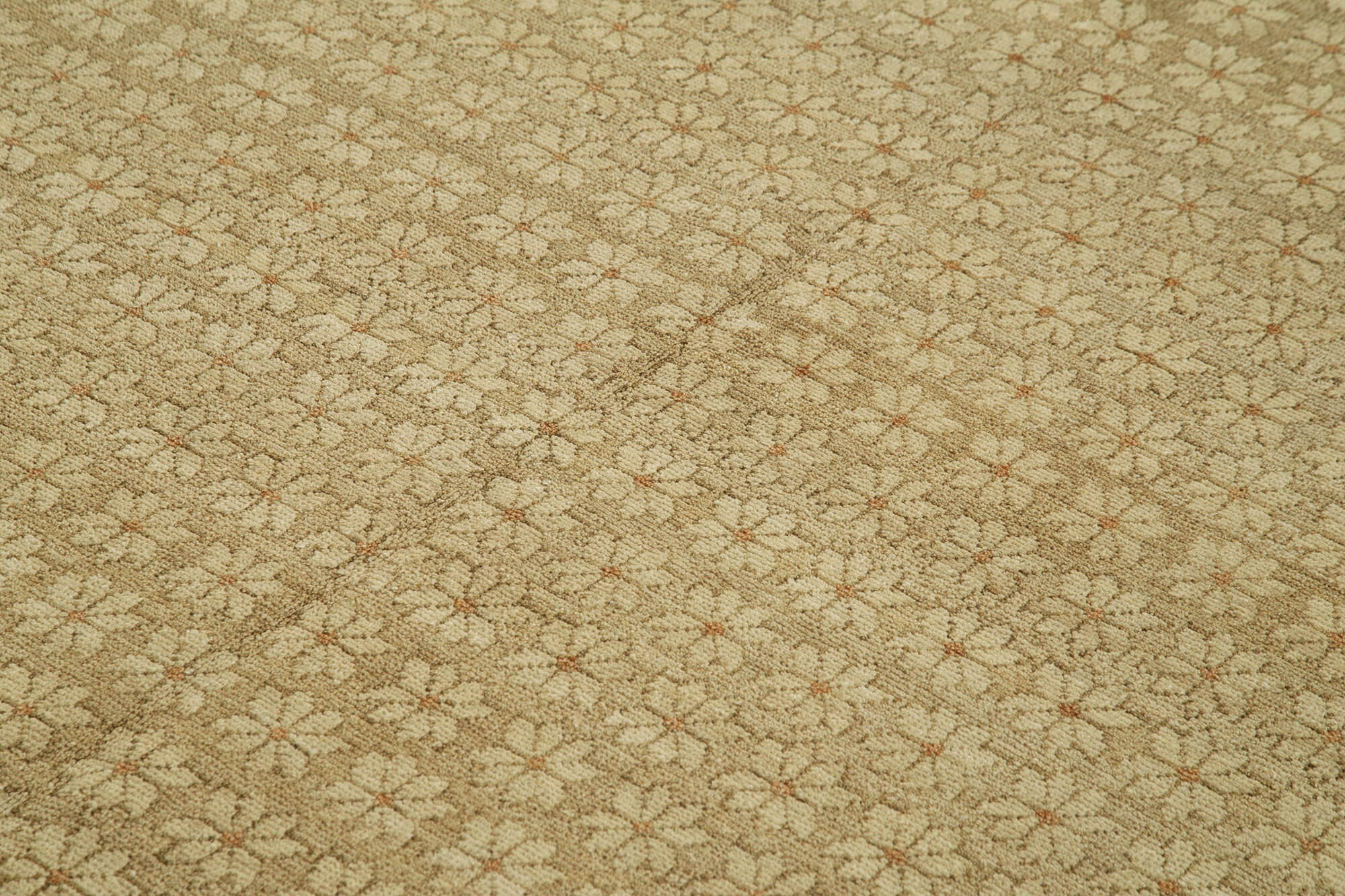 Tebriz Bej Klasik Pamuk Yün El Dokuma Halısı 243x303 Agacan