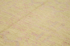 Tebriz Sarı Klasik Pamuk Yün El Dokuma Halısı 248x306 Agacan