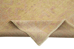 Tebriz Sarı Klasik Pamuk Yün El Dokuma Halısı 248x306 Agacan