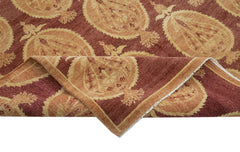 Tebriz Kırmızı Klasik Pamuk Yün El Dokuma Halısı 178x244 Agacan