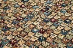 Tebriz Siyah Klasik Pamuk Yün El Dokuma Halısı 180x280 Agacan