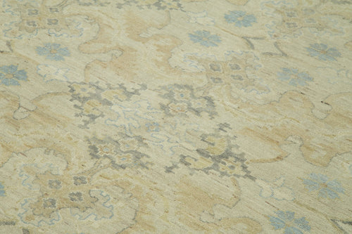 Tebriz Bej Klasik Pamuk Yün El Dokuma Halısı 275x353 Agacan