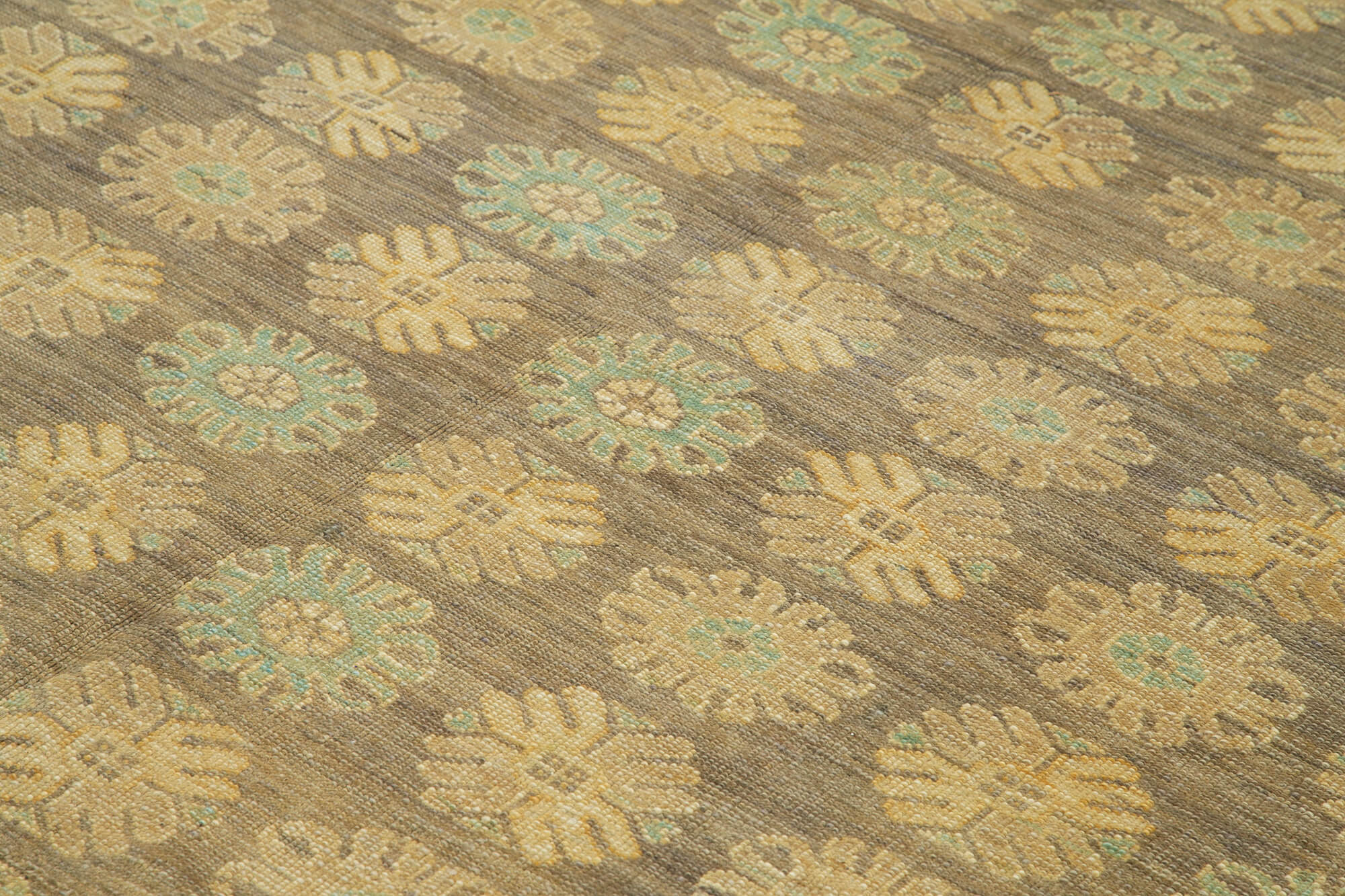 Tebriz Bej Klasik Pamuk Yün El Dokuma Halısı 268x356 Agacan