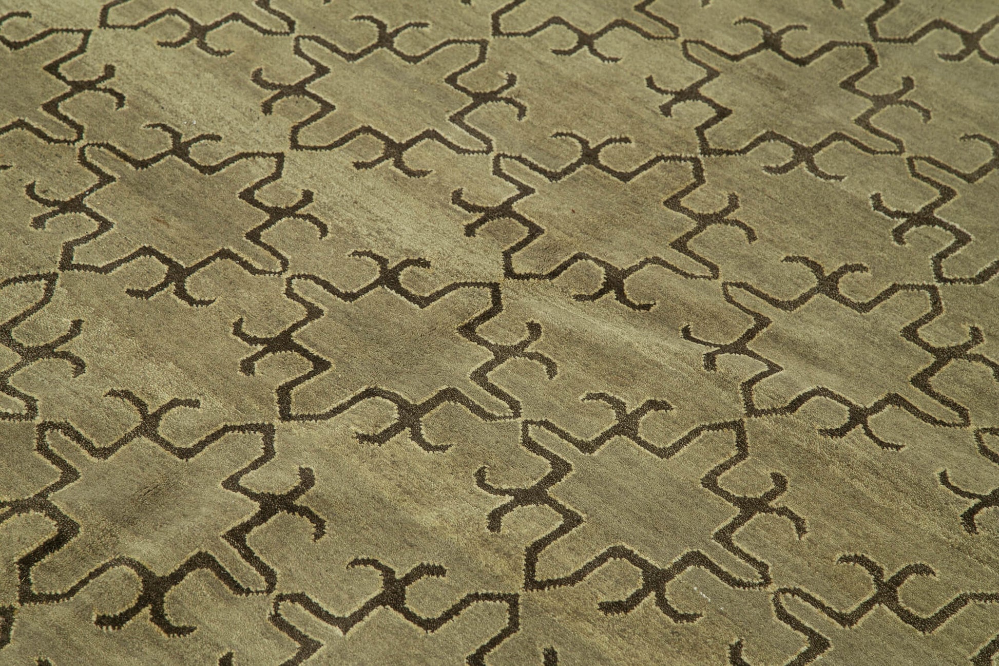 Tebriz Kahverengi Klasik Pamuk Yün El Dokuma Halısı 243x308 Agacan