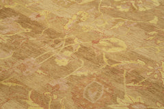 Tebriz Kahverengi Klasik Pamuk Yün El Dokuma Halısı 277x360 Agacan