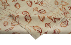 Tebriz Bej Klasik Pamuk Yün El Dokuma Halısı 270x362 Agacan