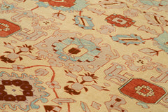 Tebriz Bej Klasik Pamuk Yün El Dokuma Halısı 280x350 Agacan