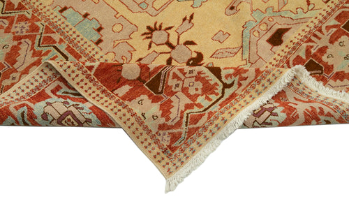 Tebriz Bej Klasik Pamuk Yün El Dokuma Halısı 280x350 Agacan