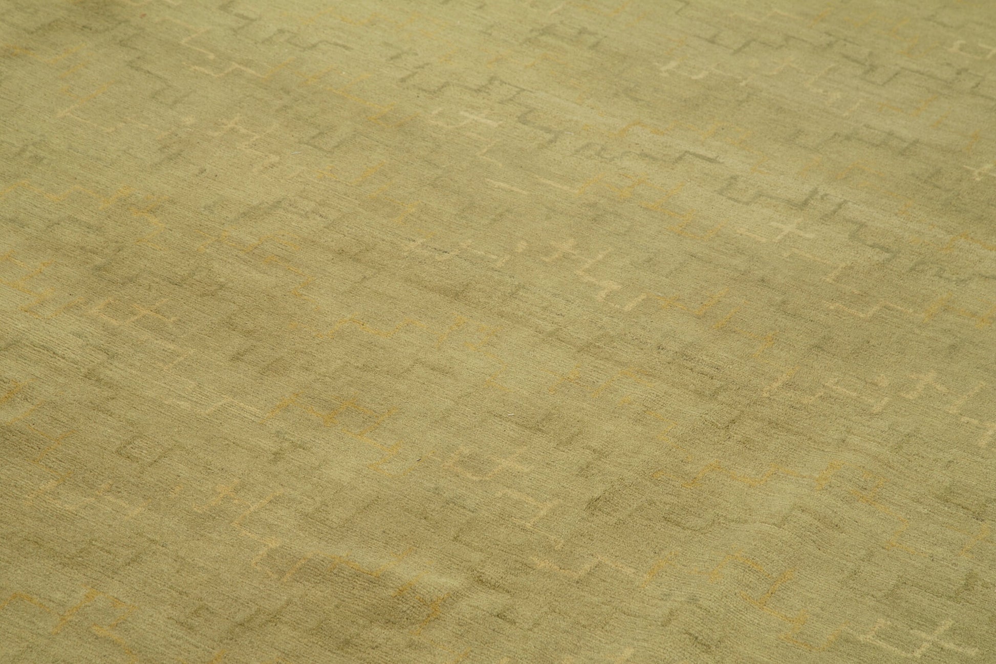 Tebriz Yeşil Klasik Pamuk Yün El Dokuma Halısı 290x410 Agacan