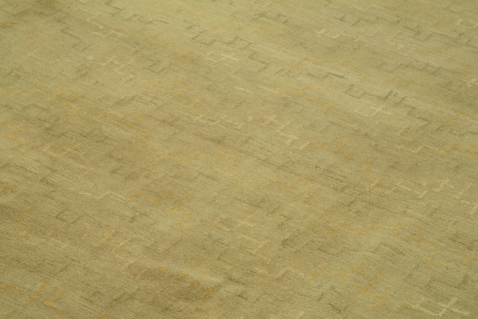 Tebriz Yeşil Klasik Pamuk Yün El Dokuma Halısı 290x410 Agacan