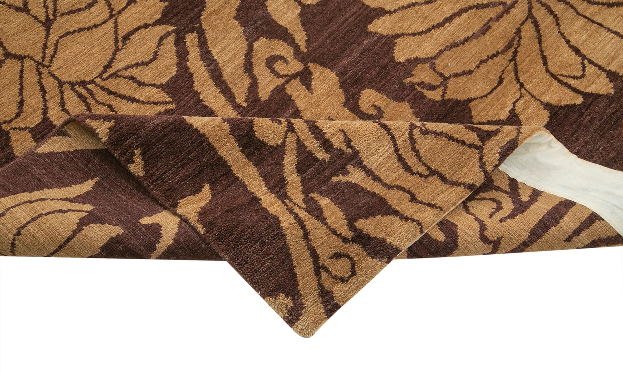 Tebriz Mor Klasik Pamuk Yün El Dokuma Halısı 295x410 Agacan